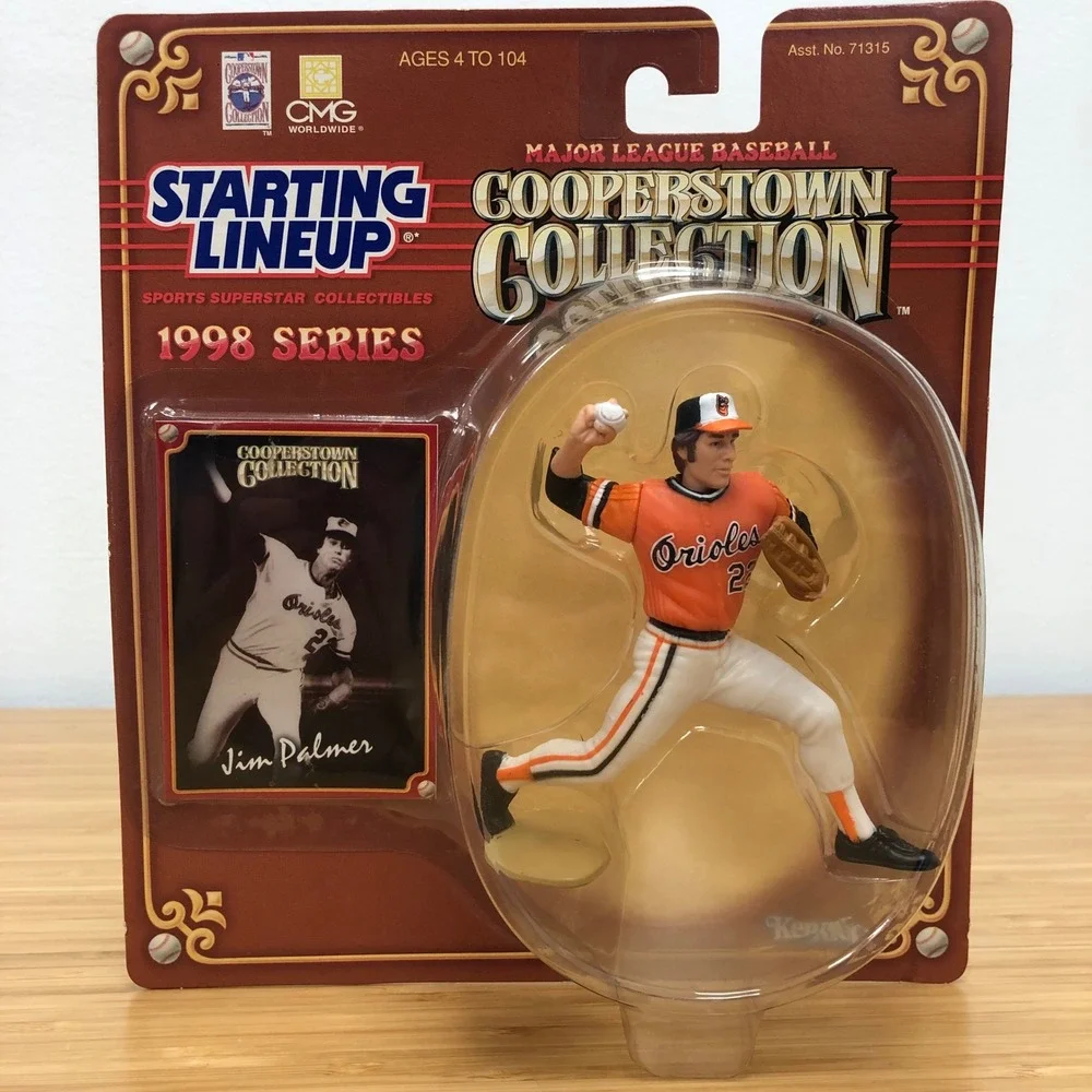Starting Lineup Jim Palmer Action Figure Collectors Orange Orioles 1998